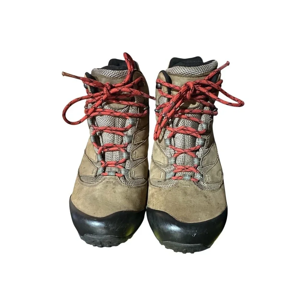 Merrell Chameleon 7 Hiking Boots Mens Size 14 Vibram Brown Mid WP Big Tall